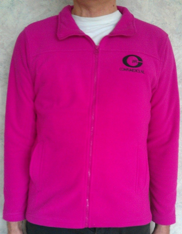 Fuchsia Pink fleece vest size S