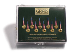 Grass Gold Cup Electrodes 72" Touchproof FE5GH - 10pk            