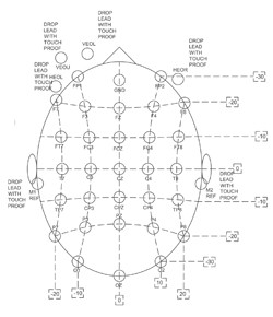 Quik-Cap, 32Ch, Child (48-54cm) Ag/AgCl Electrodes             