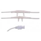 Salter Labs Nasal Cannula Ped 4100F Fem Luer Lok conn 7ft supply tube 25/pk              