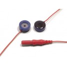 Disk Electrode, 10mm, 1.5m Lead, Ag/AgCl Sintered, each